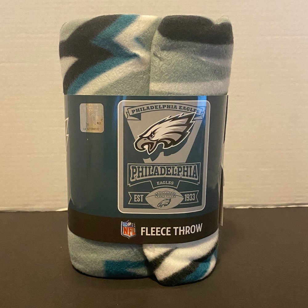 Philadelphia Eagles Blanket Fleece Throw 50in x 60